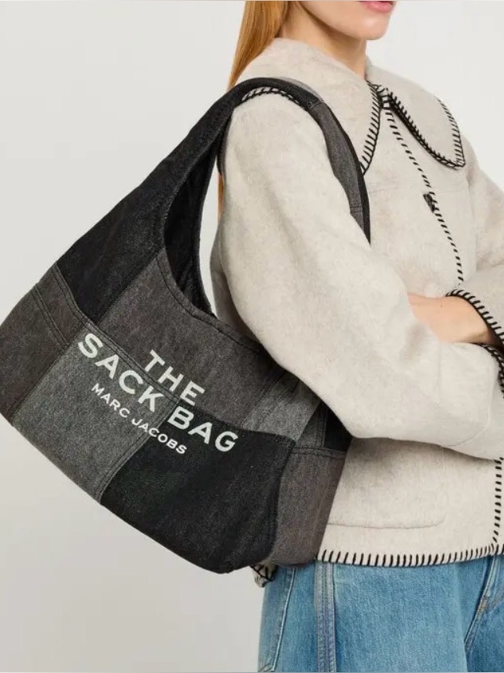 Marc Jacobs
THE PATCHWORK DENIM SACK BAG